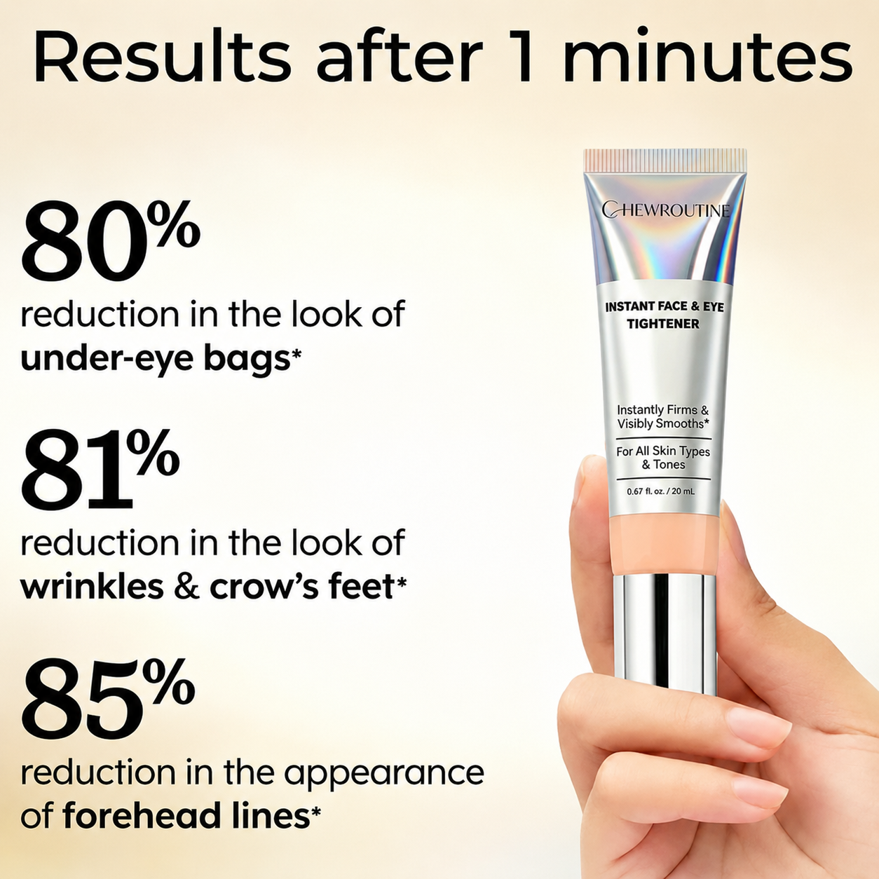 ChewRoutine™ Instant Face Tightener – Visible Smoothing in 60 Seconds