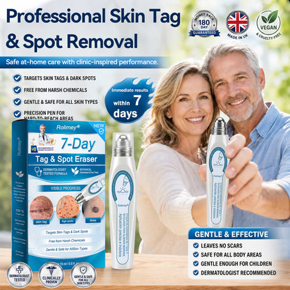 Rolimey® 7-Day Skin Tag & Blemish Remover Painless & Scar-Free – Advanced Mole & Wart Remover