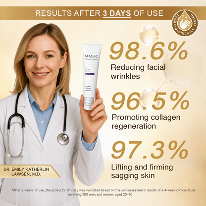 🎁💫MAGEC Collagen Fullerene Cream,  2026 New Tighten & Lift Cream for Crepey Skin, Wrinkles and Tightening for Skin Types