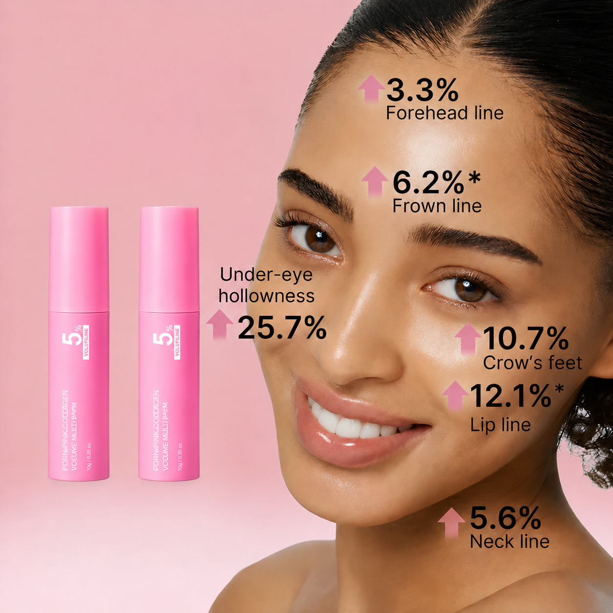 Up to 50% OFF   Pink Collagen Volume Multi Balm（2）