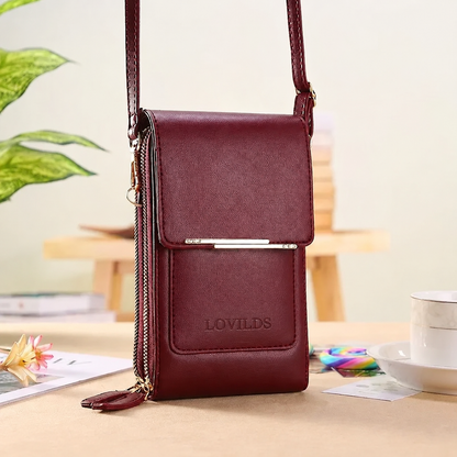 🔥Final 3 Hours: 40% OFF LOVILDS 2026 Trendy Minimalist Elegant Women's Touchscreen Crossbody Phone Wallet（2）