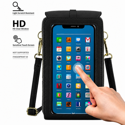 🔥Final 3 Hours: 40% OFF LOVILDS 2026 Trendy Minimalist Elegant Women's Touchscreen Crossbody Phone Wallet（2）